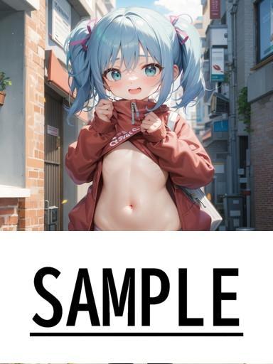 A4サイズ （高画質）ポスター オリジナル アニメ キャラ 同人 水着