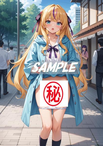 A4サイズ （高画質）ポスター オリジナル アニメ キャラ 同人 水着