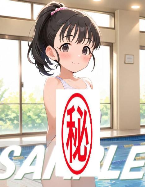 A4サイズ （高画質）ポスター オリジナル アニメ キャラ 同人 水着