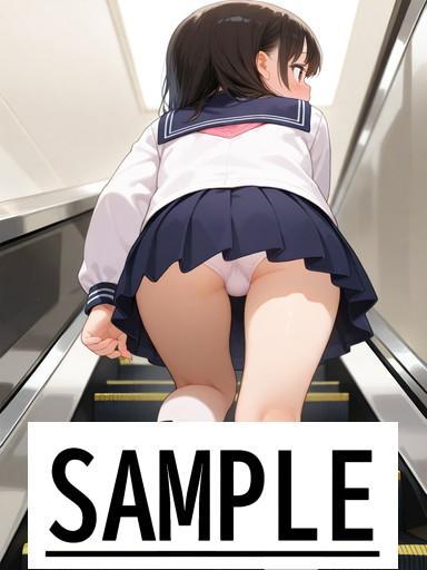 A4サイズ (高画質)ポスター オリジナル アニメ キャラ 同人 水着