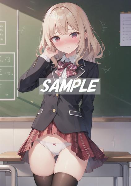 A4サイズ （高画質）ポスター オリジナル アニメ キャラ 同人 水着