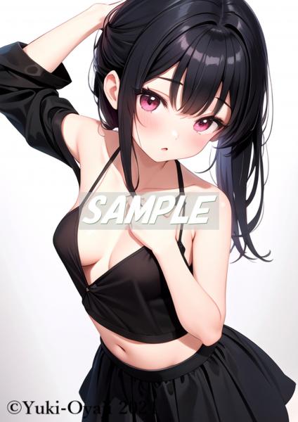 A4サイズ （高画質）ポスター オリジナル アニメ キャラ 同人 水着