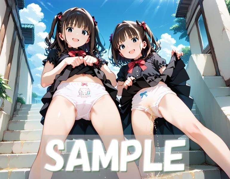 A4サイズ （高画質）ポスター オリジナル アニメ キャラ 同人 水着