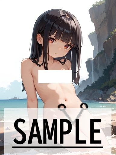 A4サイズ （高画質）ポスター オリジナル アニメ キャラ 同人 水着