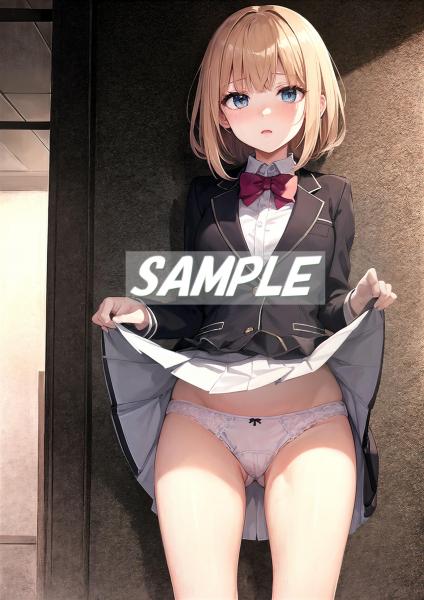 A4サイズ （高画質）ポスター オリジナル アニメ キャラ 同人 水着