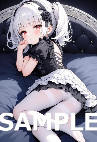 A4サイズ （高画質）ポスター オリジナル アニメ キャラ 同人 水着