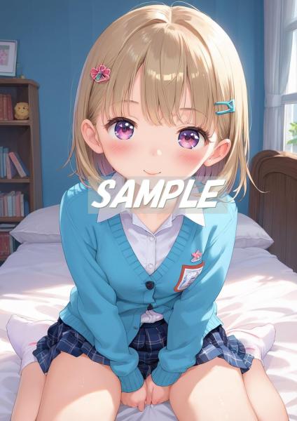 A4サイズ （高画質）ポスター オリジナル アニメ キャラ 同人 水着