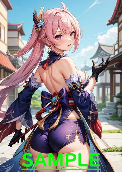 A4サイズ （高画質）ポスター オリジナル アニメ キャラ 同人 水着