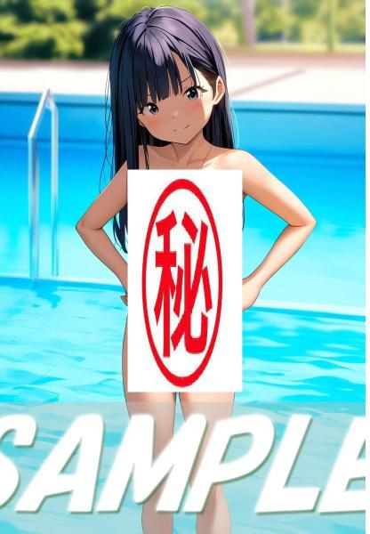 A4サイズ （高画質）ポスター オリジナル アニメ キャラ 同人 水着