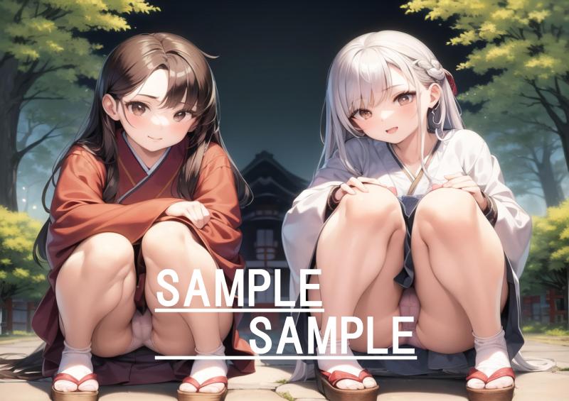 A4サイズ （高画質）ポスター オリジナル アニメ キャラ 同人 水着