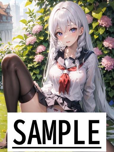 A4サイズ （高画質）ポスター オリジナル アニメ キャラ 同人 水着