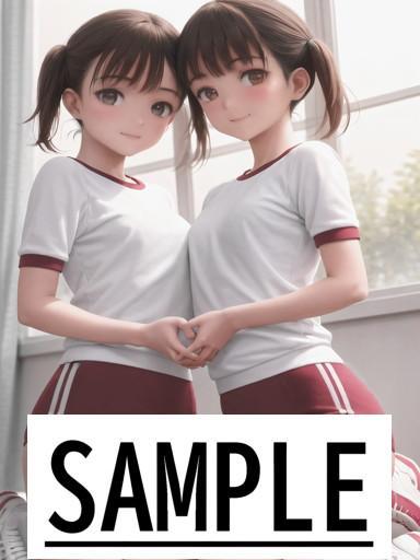 A4サイズ （高画質）ポスター オリジナル アニメ キャラ 同人 水着