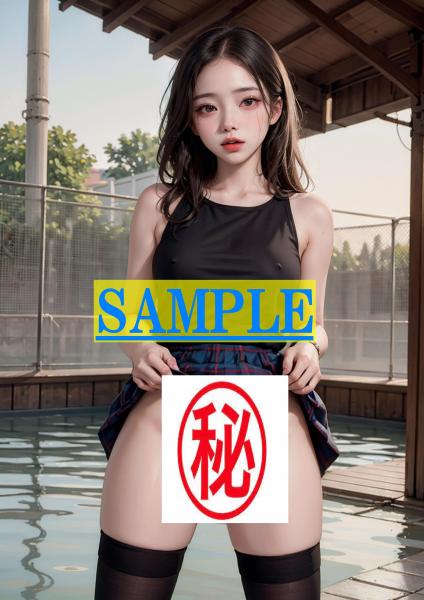 A4サイズ （高画質）ポスター オリジナル 美人 制服