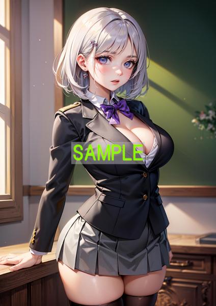 A4サイズ （高画質）ポスター オリジナル アニメ キャラ 同人 水着