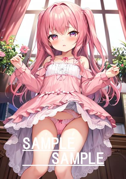 A4サイズ （高画質）ポスター オリジナル アニメ キャラ 同人 水着