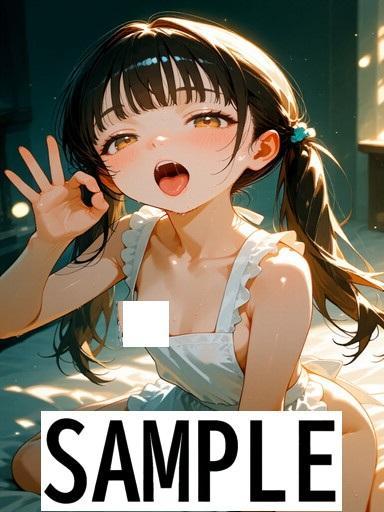 A4サイズ （高画質）ポスター オリジナル アニメ キャラ 同人 水着