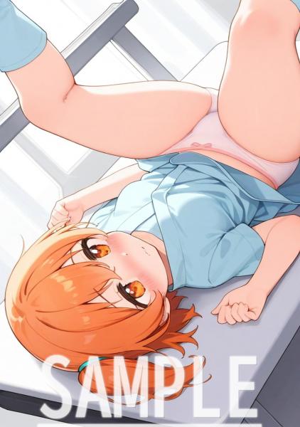 A4サイズ （高画質）ポスター オリジナル アニメ キャラ 同人 水着