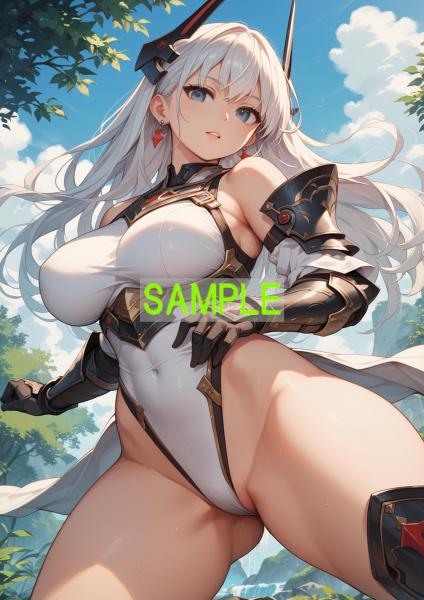 A4サイズ （高画質）ポスター オリジナル アニメ キャラ 同人 水着