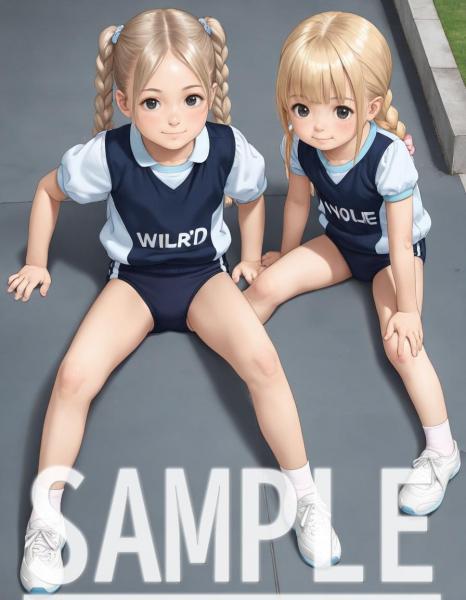 A4サイズ （高画質）ポスター オリジナル アニメ キャラ 同人 水着
