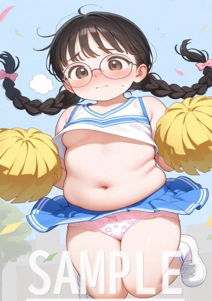 A4サイズ （高画質）ポスター オリジナル アニメ キャラ 同人 水着