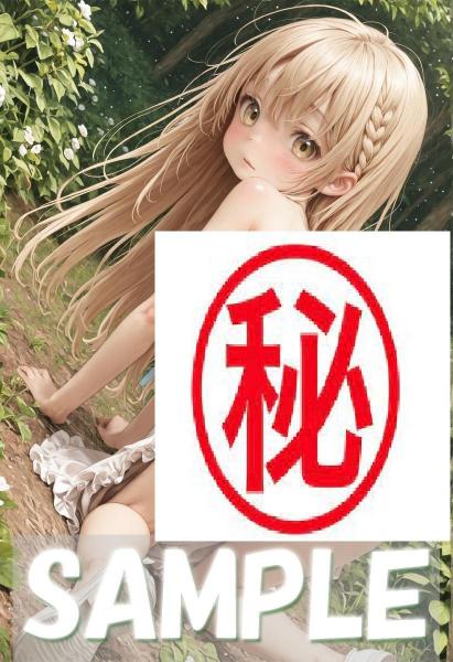 A4サイズ （高画質）ポスター オリジナル アニメ キャラ 同人 水着