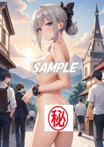 A4サイズ （高画質）ポスター オリジナル アニメ キャラ 同人 水着