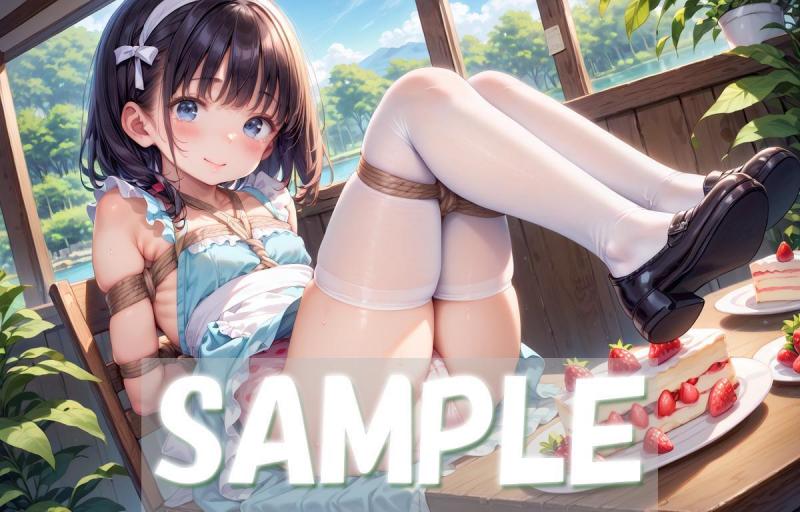 A4サイズ （高画質）ポスター オリジナル アニメ キャラ 同人 水着