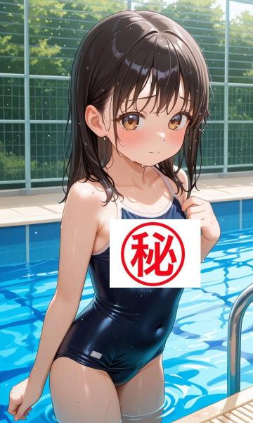 A4サイズ （高画質）ポスター オリジナル アニメ キャラ 同人 水着