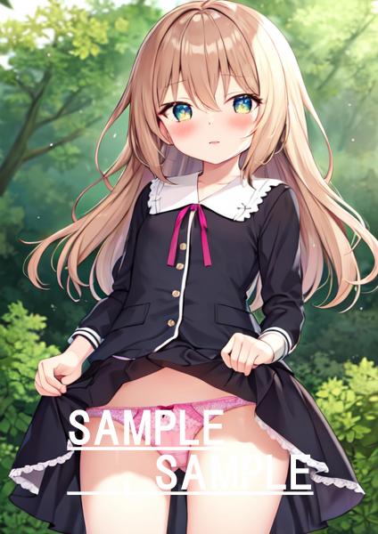 A4サイズ （高画質）ポスター オリジナル アニメ キャラ 同人 水着