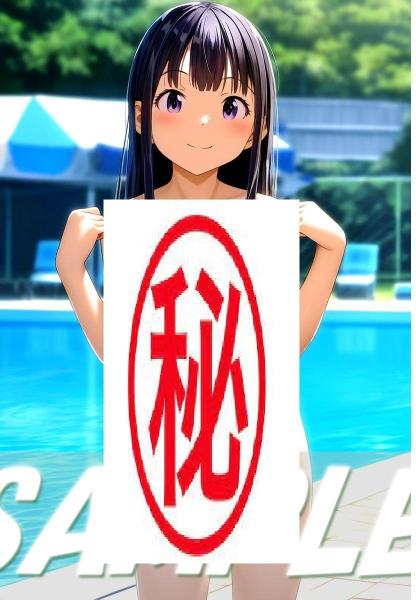 A4サイズ （高画質）ポスター オリジナル アニメ キャラ 同人 水着