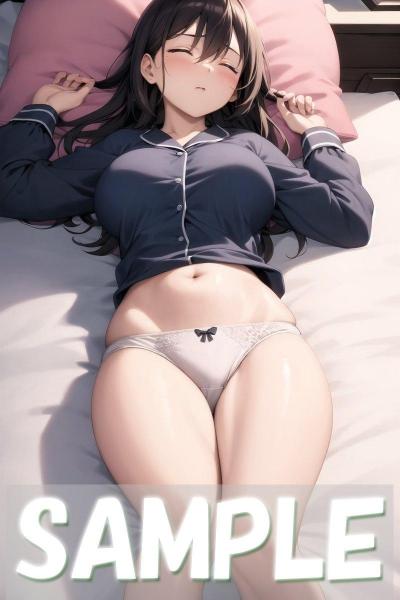 A4サイズ （高画質）ポスター オリジナル アニメ キャラ 同人 水着