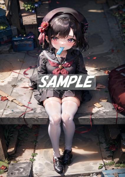 A4サイズ （高画質）ポスター オリジナル アニメ キャラ 同人 水着