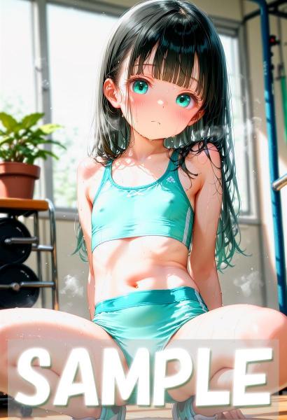 A4サイズ （高画質）ポスター オリジナル アニメ キャラ 同人 水着