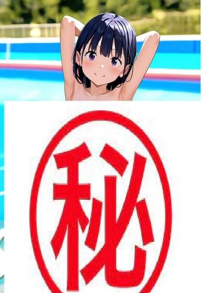 A4サイズ （高画質）ポスター オリジナル アニメ キャラ 同人 水着