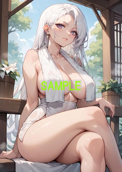 A4サイズ （高画質）ポスター オリジナル アニメ キャラ 同人 水着