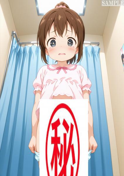 A4サイズ （高画質）ポスター オリジナル アニメ キャラ 同人 水着