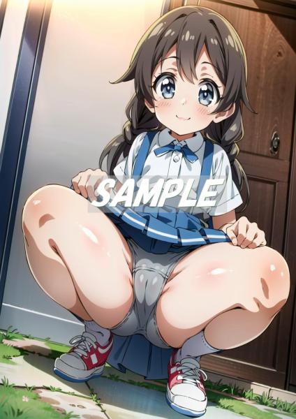 A4サイズ （高画質）ポスター オリジナル アニメ キャラ 同人 水着