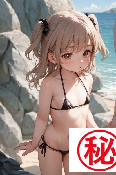 A4サイズ （高画質）ポスター オリジナル アニメ キャラ 同人 水着