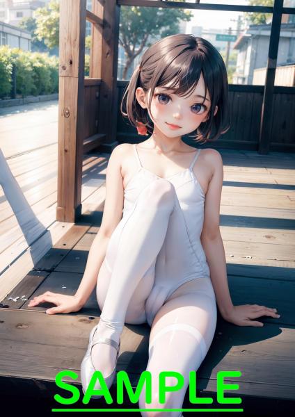 A4サイズ （高画質）ポスター オリジナル アニメ キャラ 同人 水着