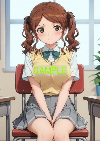 A4サイズ （高画質）ポスター オリジナル アニメ キャラ 同人 水着