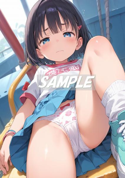 A4サイズ （高画質）ポスター オリジナル アニメ キャラ 同人 水着