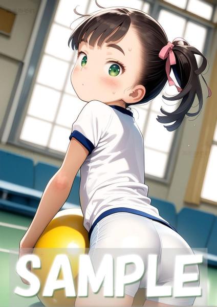 A4サイズ （高画質）ポスター オリジナル アニメ キャラ 同人 水着