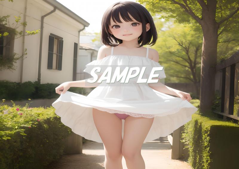 A4サイズ （高画質）ポスター オリジナル アニメ キャラ 同人 水着