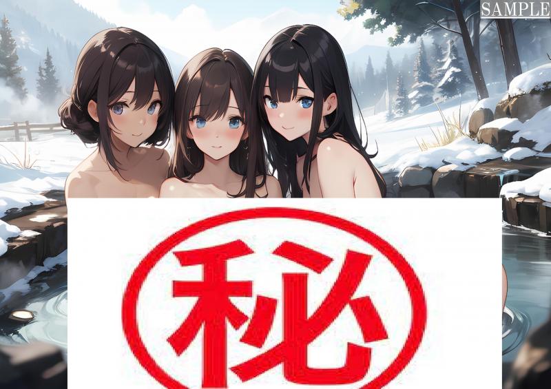 A4サイズ （高画質）ポスター オリジナル アニメ キャラ 同人 水着