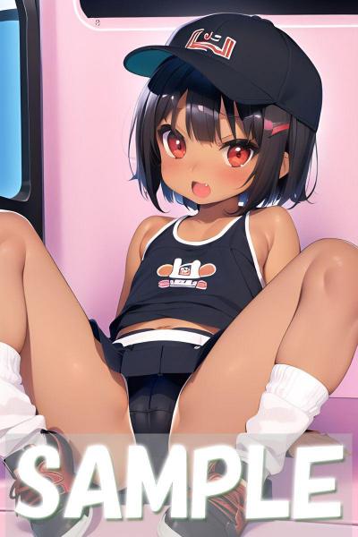 A4サイズ （高画質）ポスター オリジナル アニメ キャラ 同人 水着