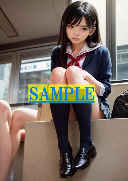 A4サイズ （高画質）ポスター オリジナル 美人 制服