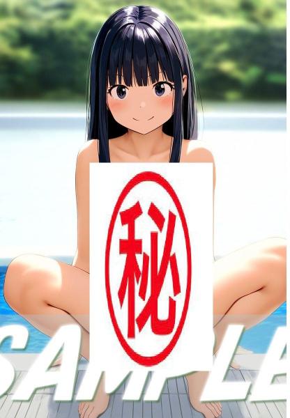 A4サイズ （高画質）ポスター オリジナル アニメ キャラ 同人 水着