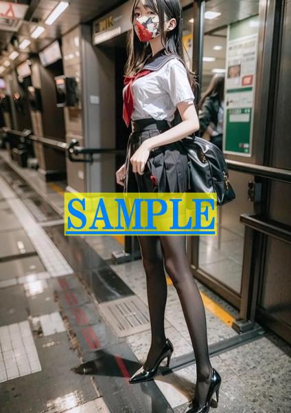 A4サイズ （高画質）ポスター オリジナル 美人 制服