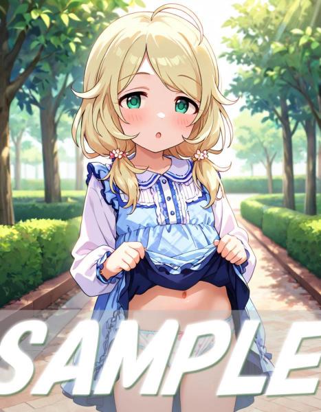 A4サイズ （高画質）ポスター オリジナル アニメ キャラ 同人 水着