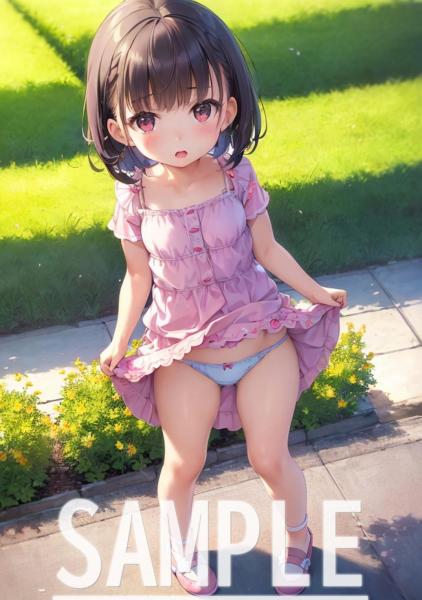 A4サイズ （高画質）ポスター オリジナル アニメ キャラ 同人 水着